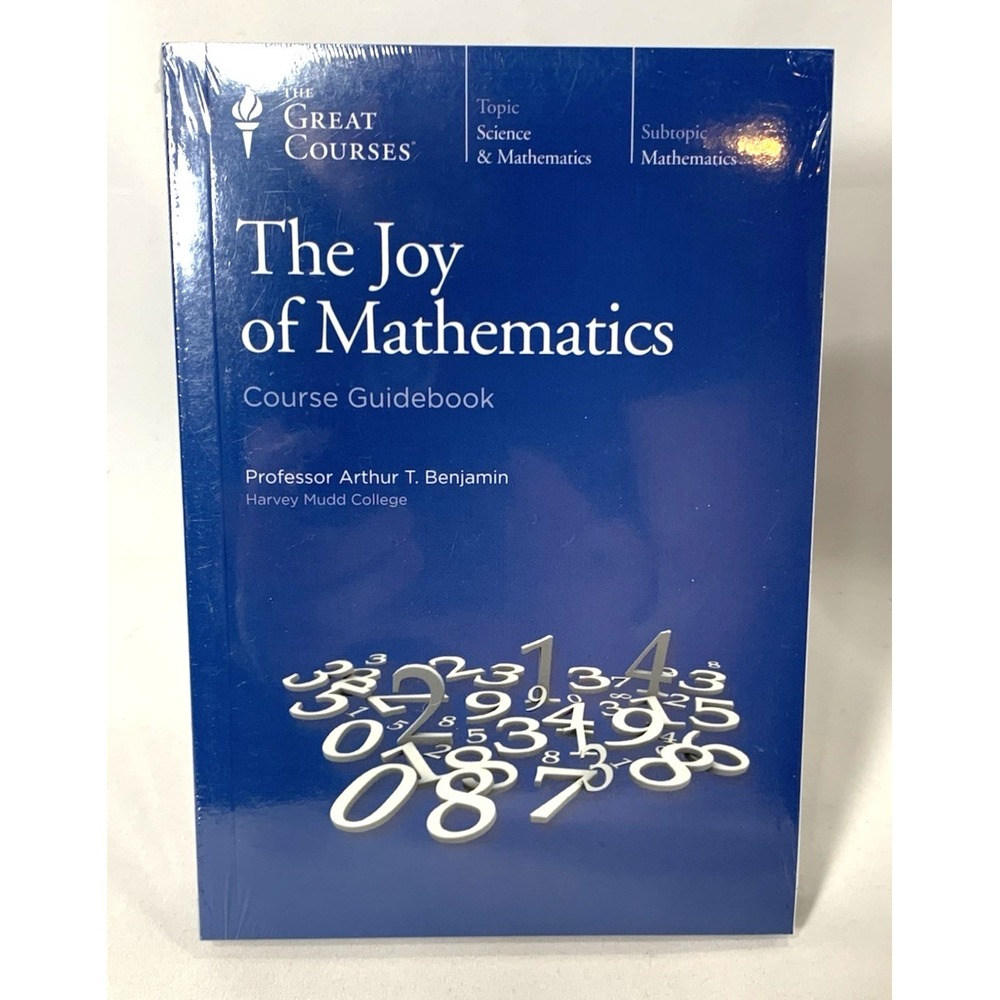 Great‎ Courses: Joy of Mathematics 4 DVD & Guidebook-BRAND NEW-SEALED